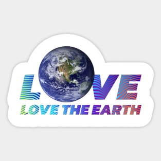 Love The Earth | Environmental Protection Sticker